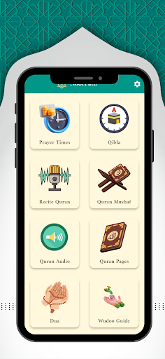 NoorPath main app menu