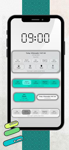 NoorPath prayer widgets